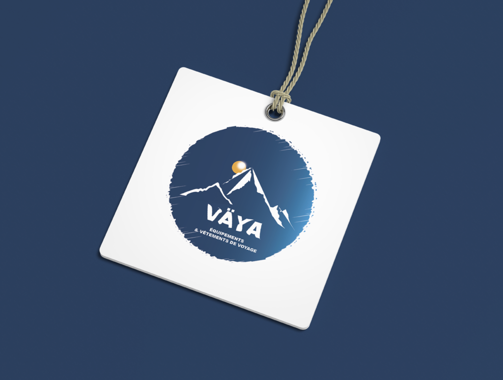 Logo et branding conçus par une designer graphiste indépendante pour VÄYA
