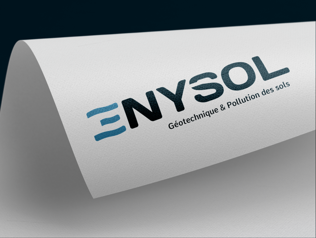 Identité visuelle développée par une graphiste et webdesigner créative pour ENYSOL